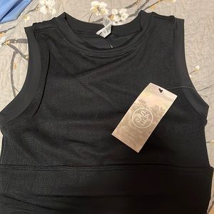 NWT BLACK SAGE CROP TOP